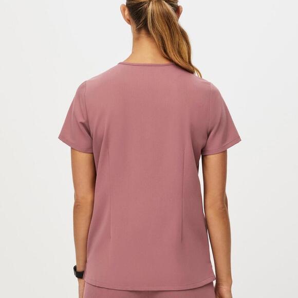 Figs Casma Mauve V-Neck Scrub Top in Size Small - Picture 3 of 6